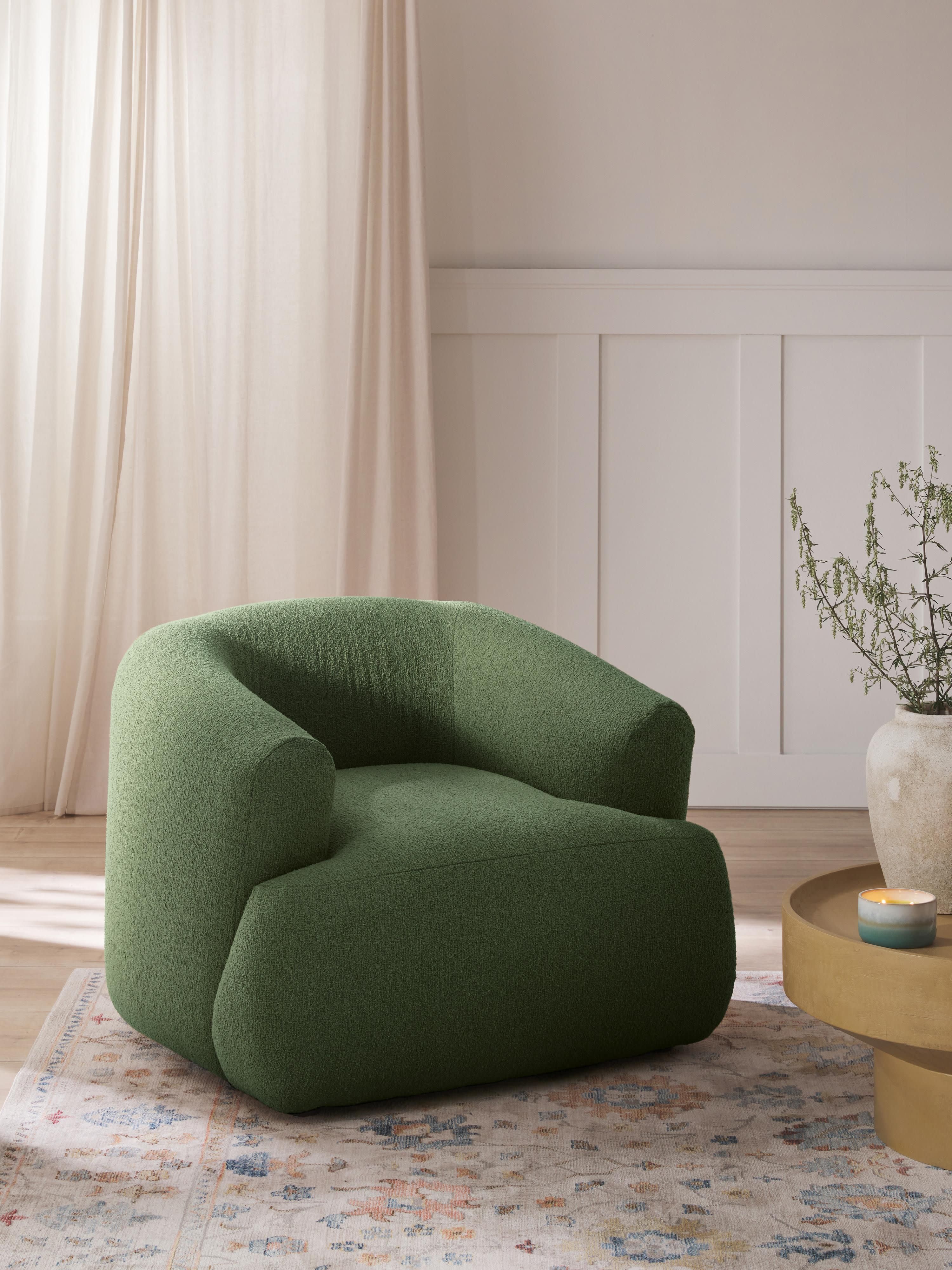 Bouclé fauteuil Sofia