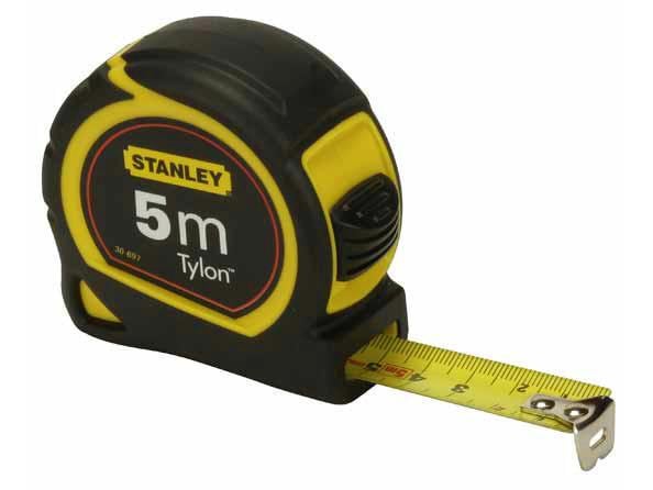 Stanley Massband Tylon 5 m Bandmass mit Polymer-Schutzschicht