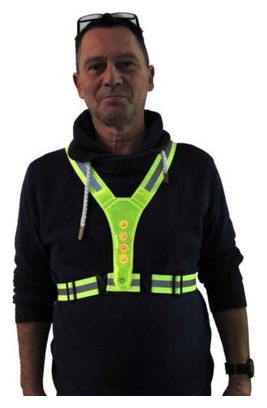 Gilet de sécurité réfléchissant à LED - Taille unique