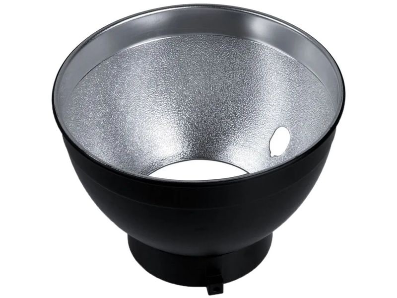 Godox Reflektor RFT 7 Standard Runder Standardreflektor, 18 cm, mit Bowens-Anschluss und silberner Innenseite