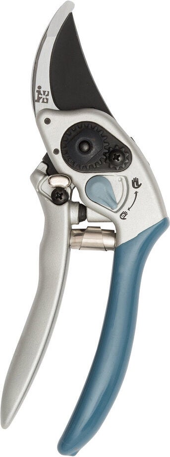 Intratuin premium snoeischaar verstelbaar zilver/blauw