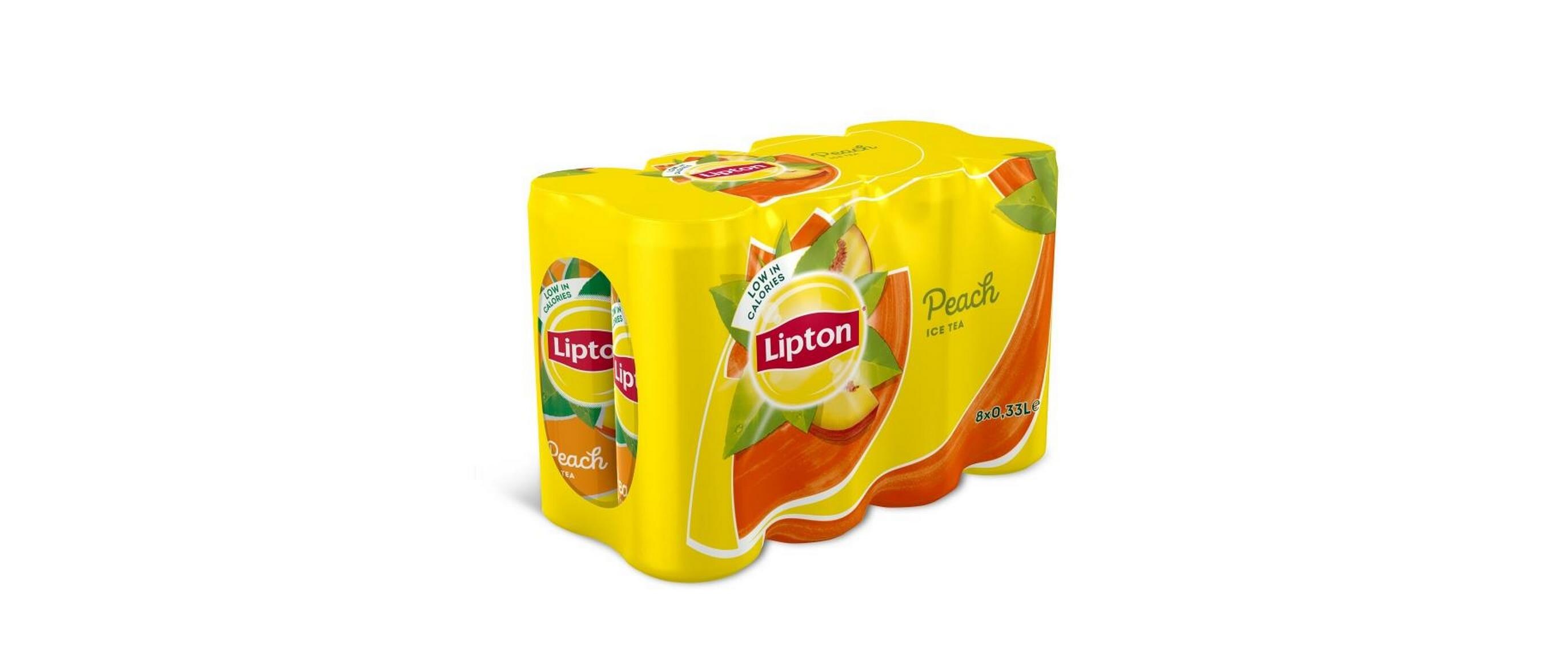 Eistee Peach 8 x 0.33 lErfrischendes Teegetränk mit Pfirsicharoma
