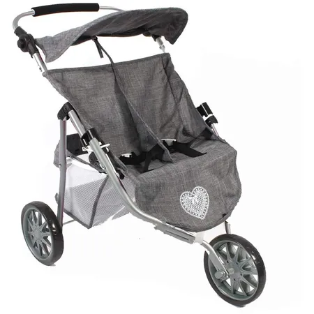 Bayer Chic Zwillings Jogger Jeans Grey