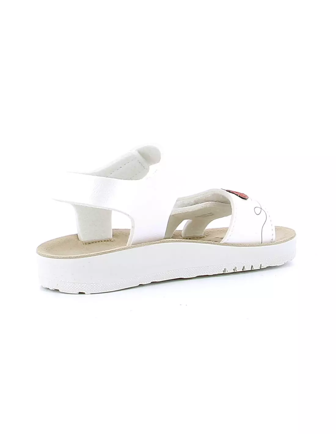 GEOX COSTAREI - Sandales & nu-pieds WHITE/RED