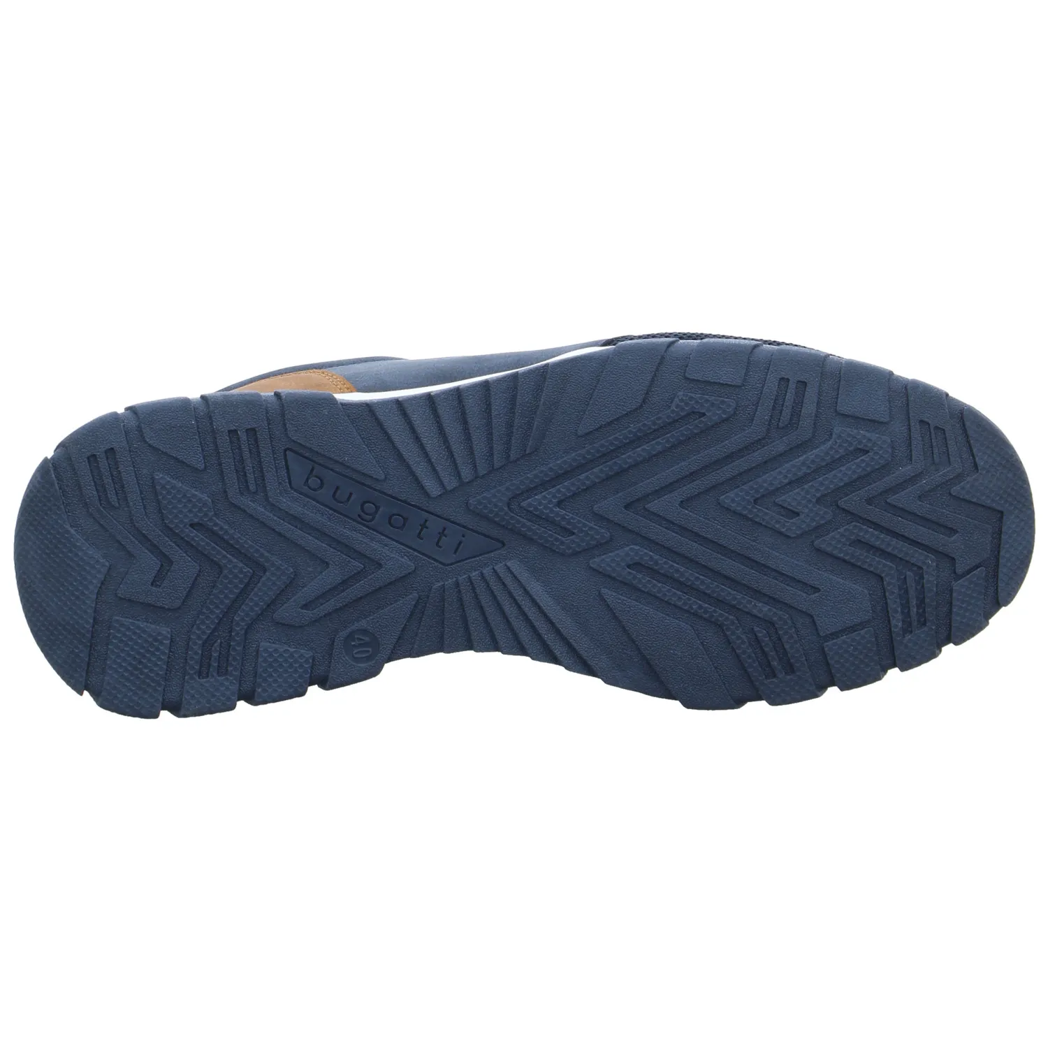 BUGATTI SHOES Halbschuhe Sneaker Stoff Blau Textil