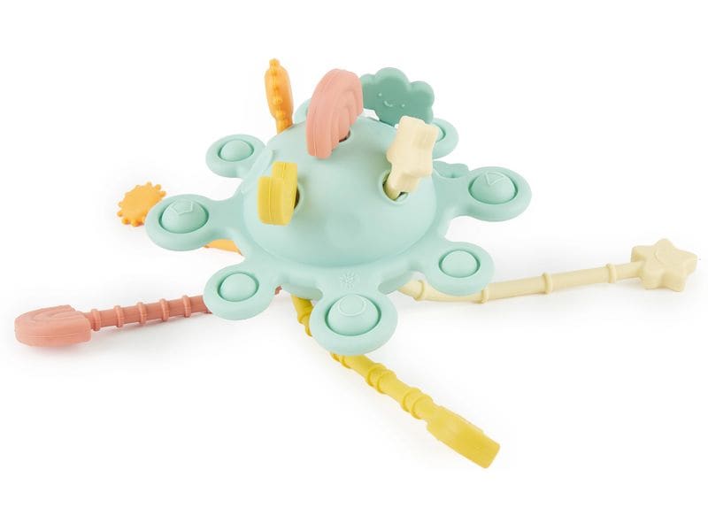 bieco Silikon Activity Planet Eucalyptus Aktivitätsspielzeug