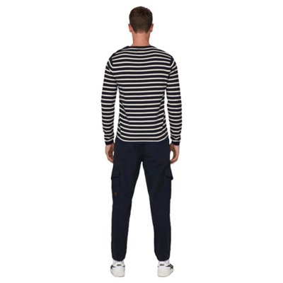 Sweatshirt homme Onskalby Reg 12 Stripe Knit Noos ONLY AND SONS
