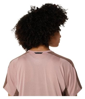 Maillot manches courtes Asics Fujitrail Elite Rose Femme