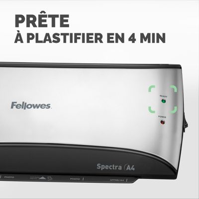 Fellowes Spectra A4 - plastifieuse A4 - de 80 à 125 microns - anti-bourrage