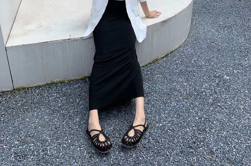 Anran - Platte sandalen met hak