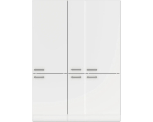Optifit bijkeukenmeubel zonder apparatuur Salo214 150 cm wit mat gedemonteerd omkeerbaar uitvoering HWSA HWR-2+