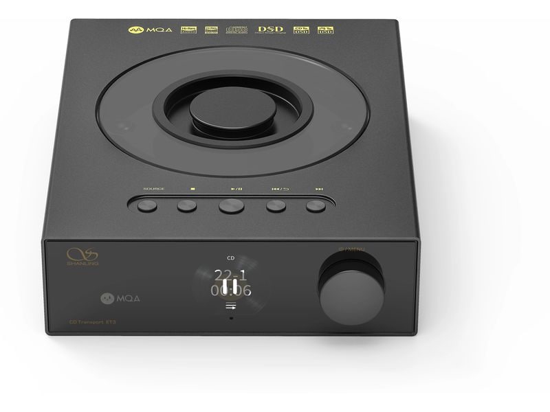Shanling CD-Player ET3 Schwarz CD-Player mit WiFi und Bluetooth