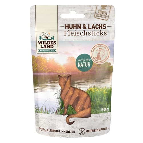 Wildes Land Fleischsticks Huhn & Lachs