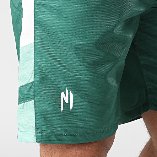 Short Jogging A Bandes Magnum Vert