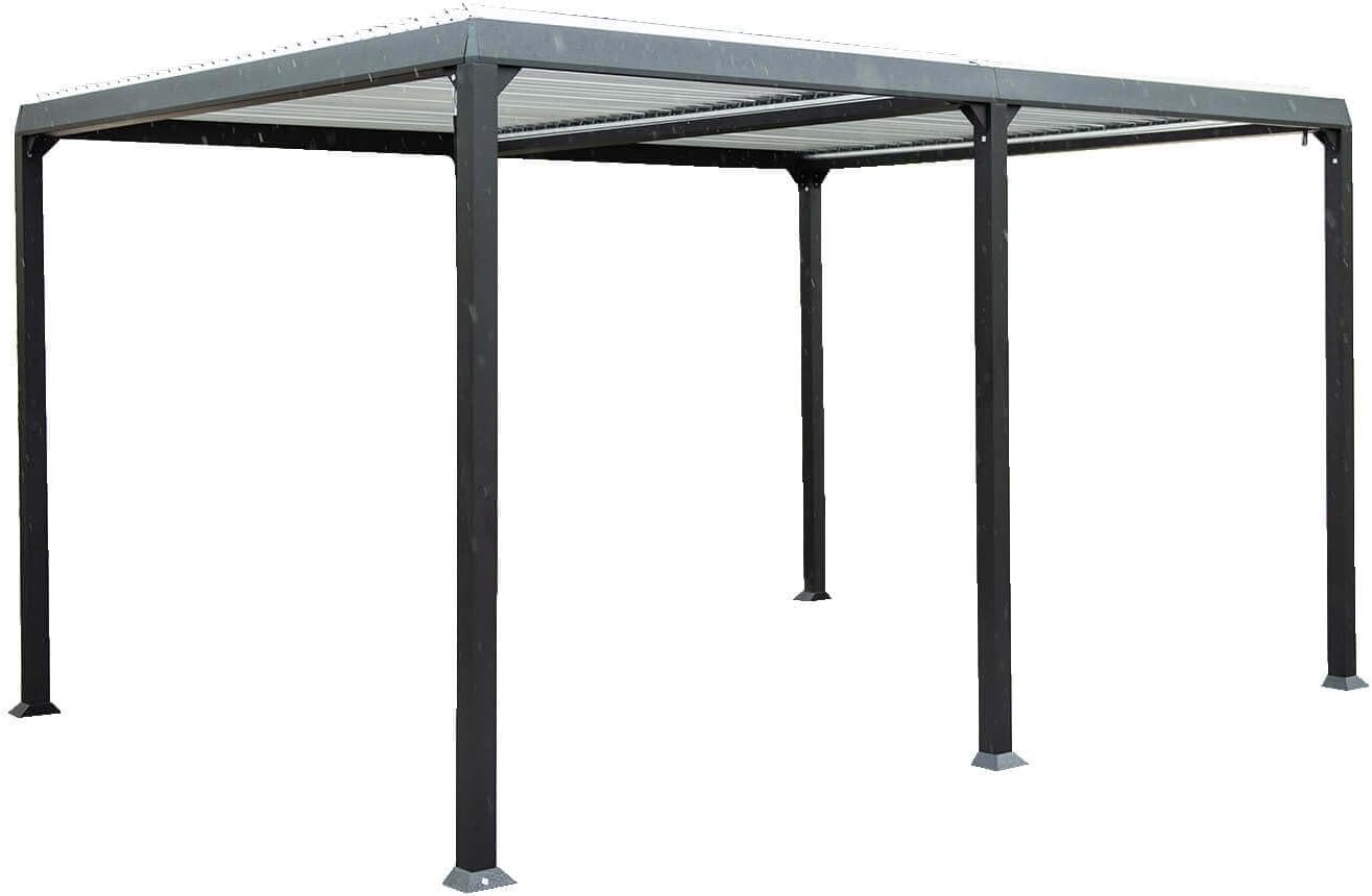 Pavillon Gartenpavillon Lamellenpavillon 3x4 Partyzelt Outdoor