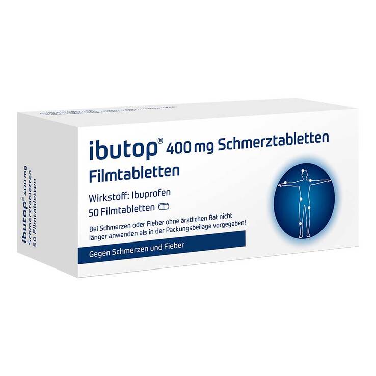 ibutop® 400 mg Schmerztabletten von axicur®, 50 St