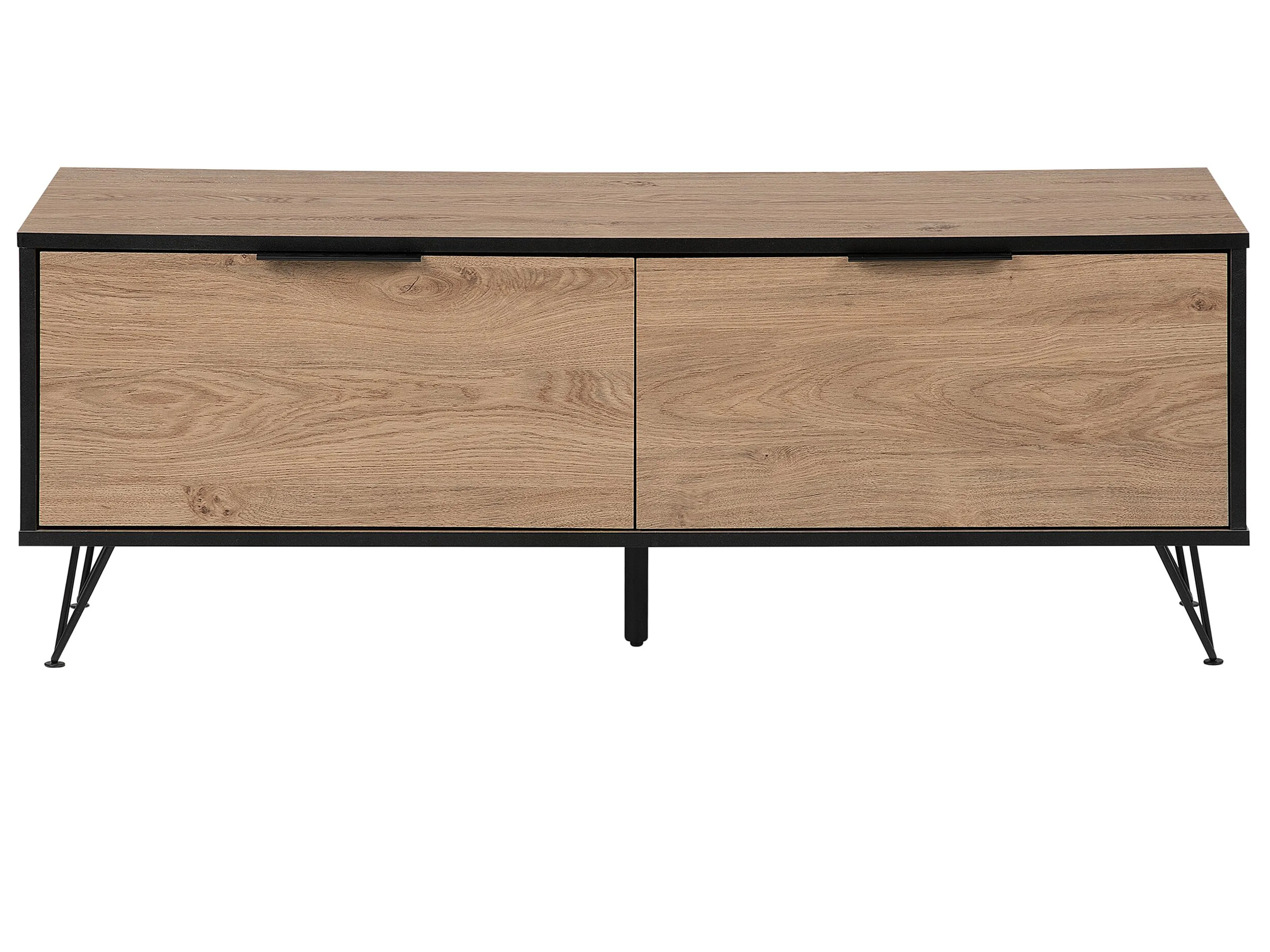 TV-meubel HALSTON Bruin/zwart