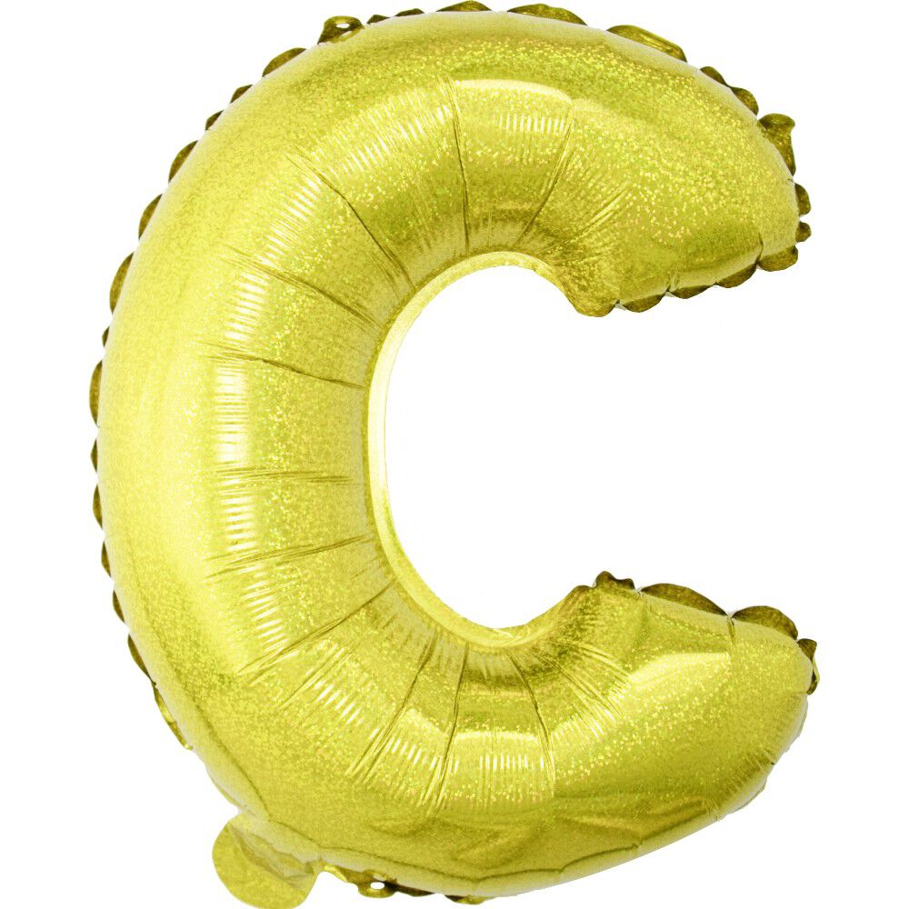Ballon forme lettre C, aluminium