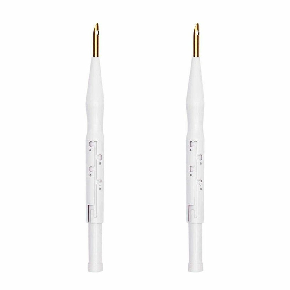 2 aiguilles pour punch needle 19 cm