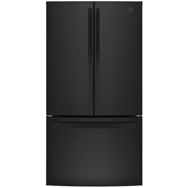 Refrigerador GE de 27 pés cúbicos com portas francesas e máquina de gelo (aço inoxidável resistente a impressões digitais) ENERGY STAR