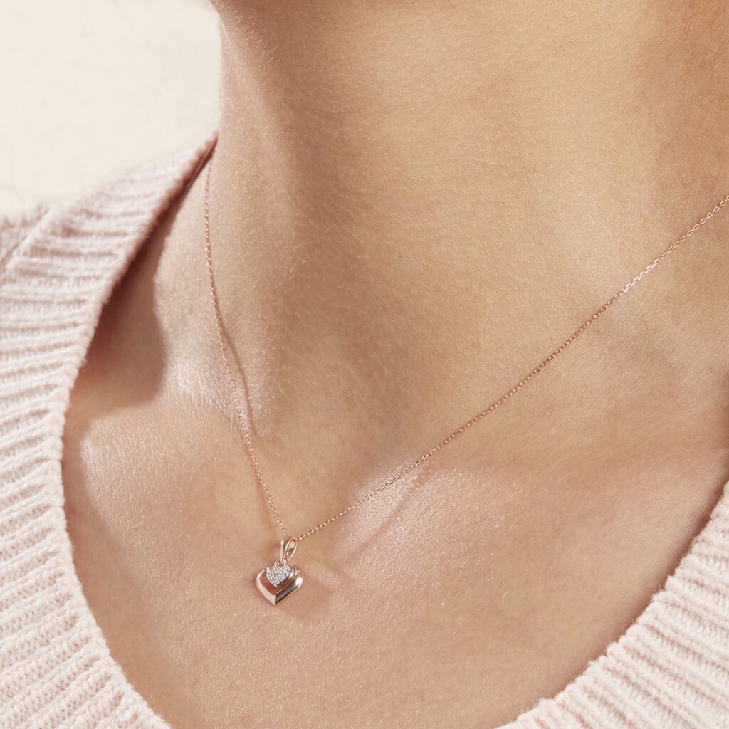 Collier Liana Or Rose Diamant