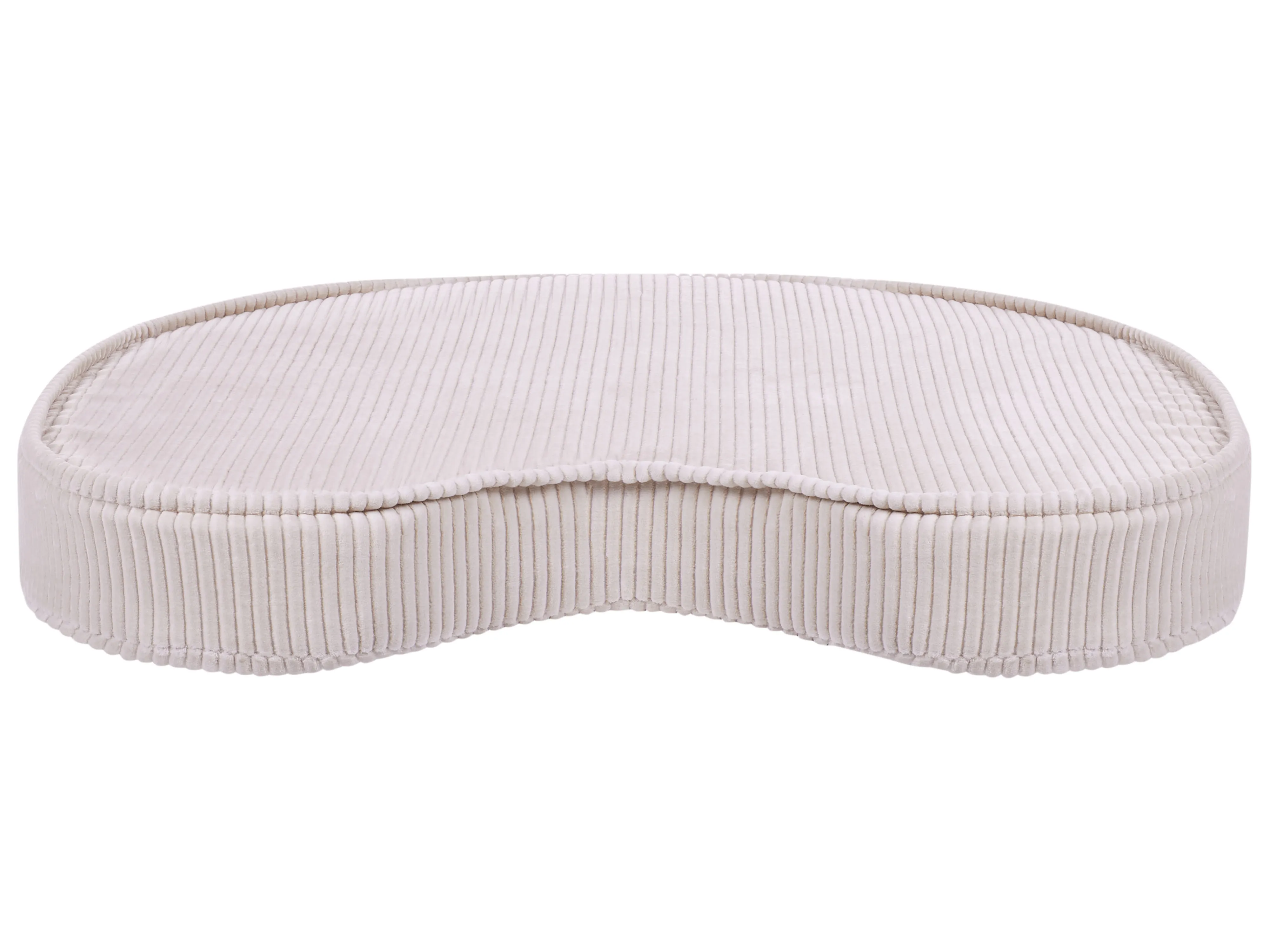 Poef NILI Fluweel Lichtbeige