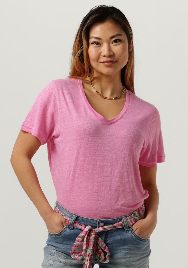 CIRCLE OF TRUST roze circle of trust t-shirt mila tee