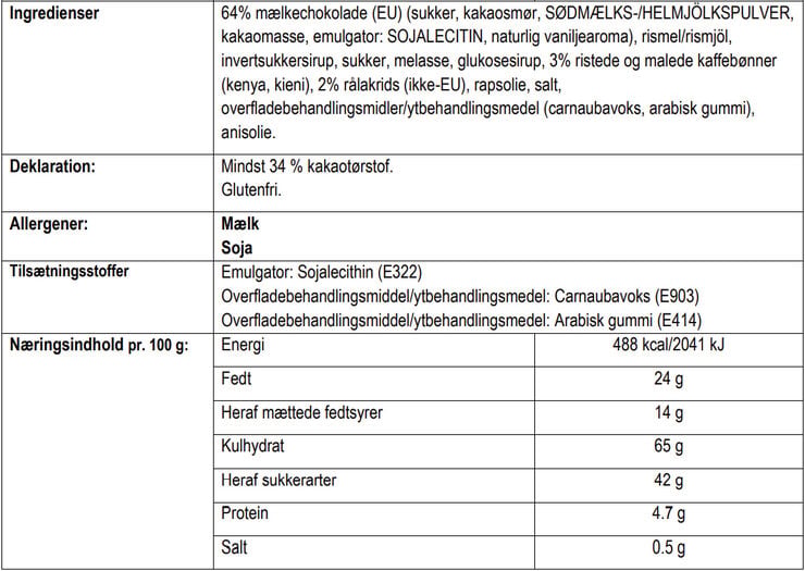 Lakrids by Bülow REGULAR C COFFEE KIENI Brun