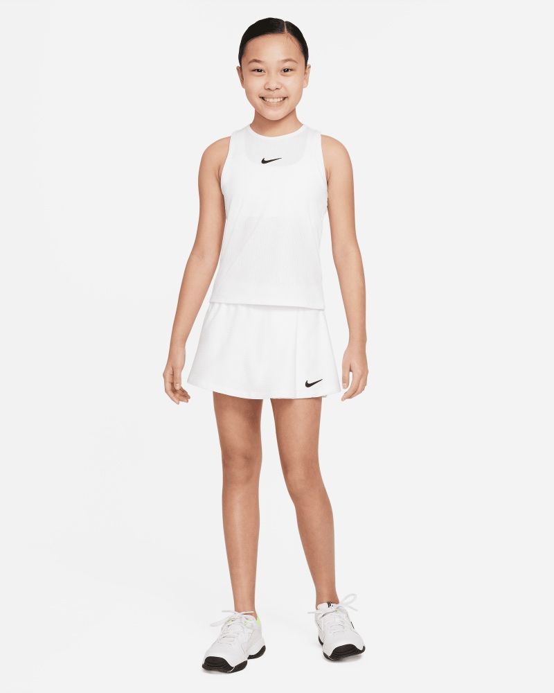 Jupe de tennis Nike NikeCourt Blanc pour enfant