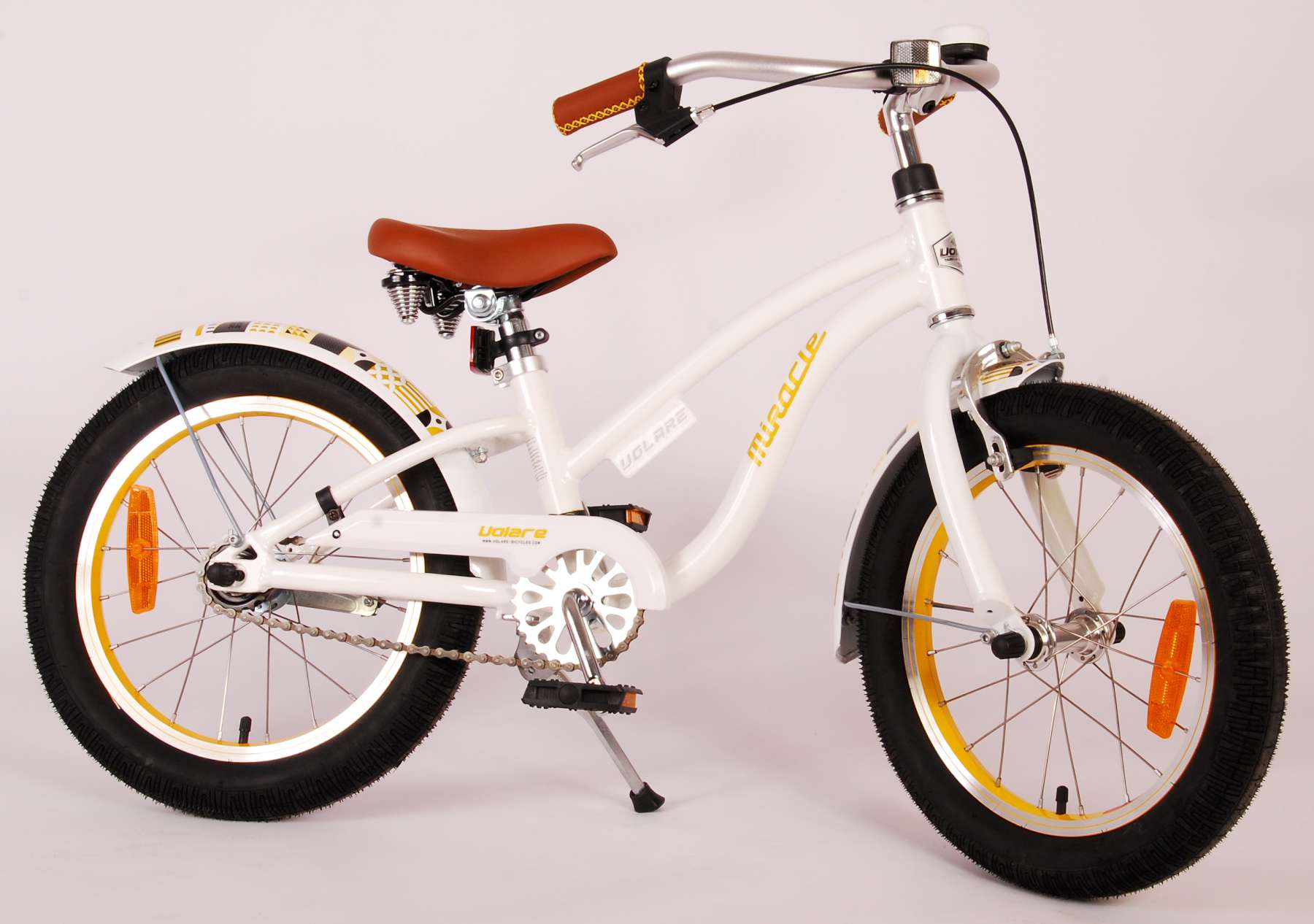 Kinderfahrrad Miracle Cruiser für Mädchen 16 Zoll Kinderrad in Weiß