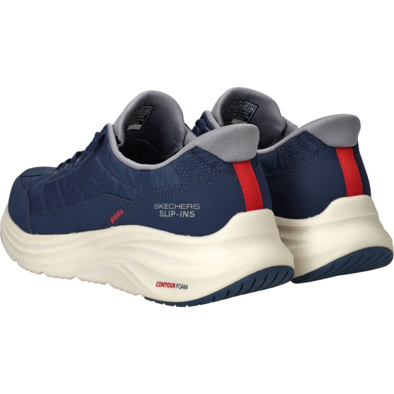 Skechers Slip-Ins Contour Foam Cozy Fit Instappers Blauw Heren