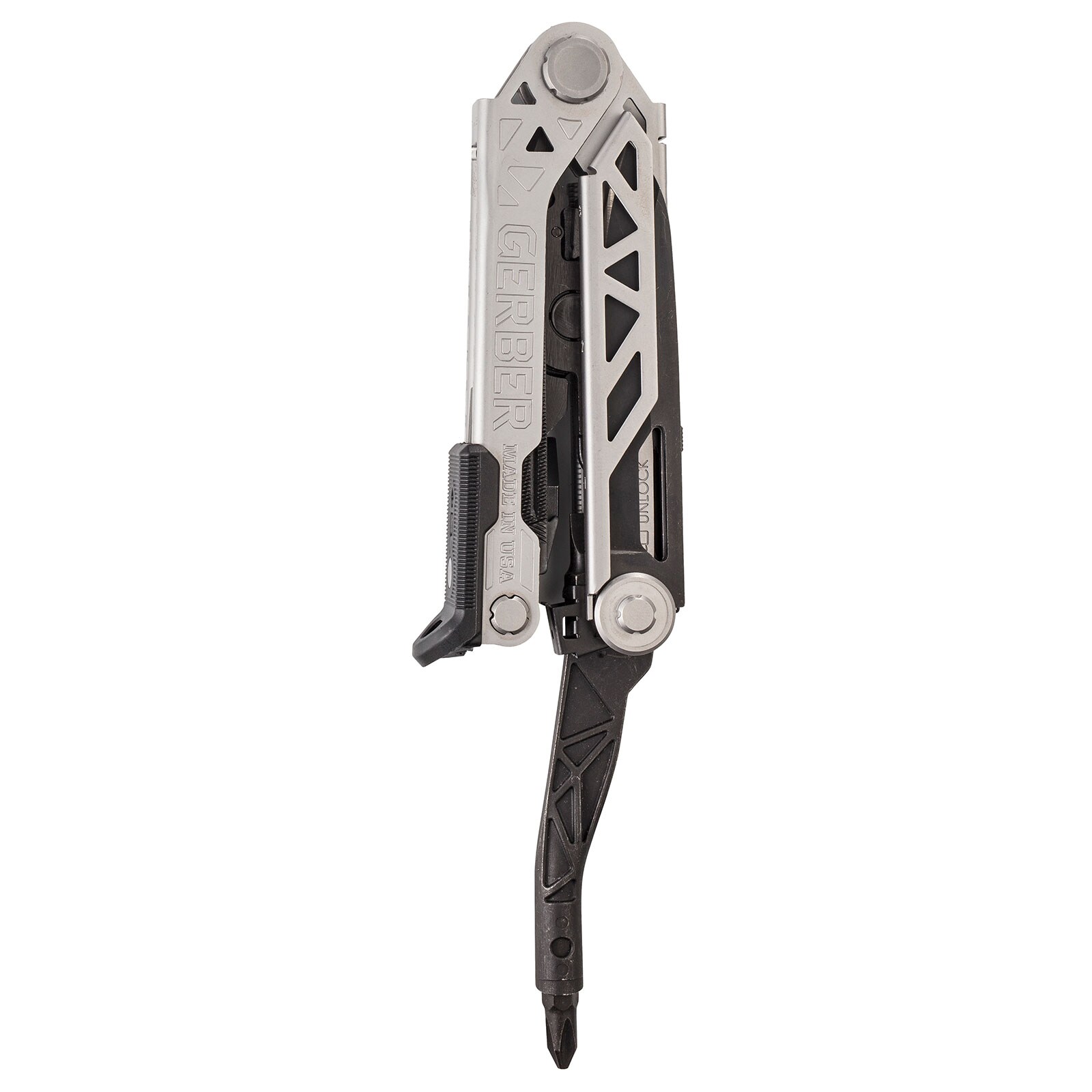GERBER Multitool Center Drive Schraubendreher Tool Wechselbit Etui 7 Funktionen