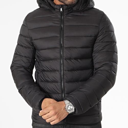 Doudoune Capuche Noir