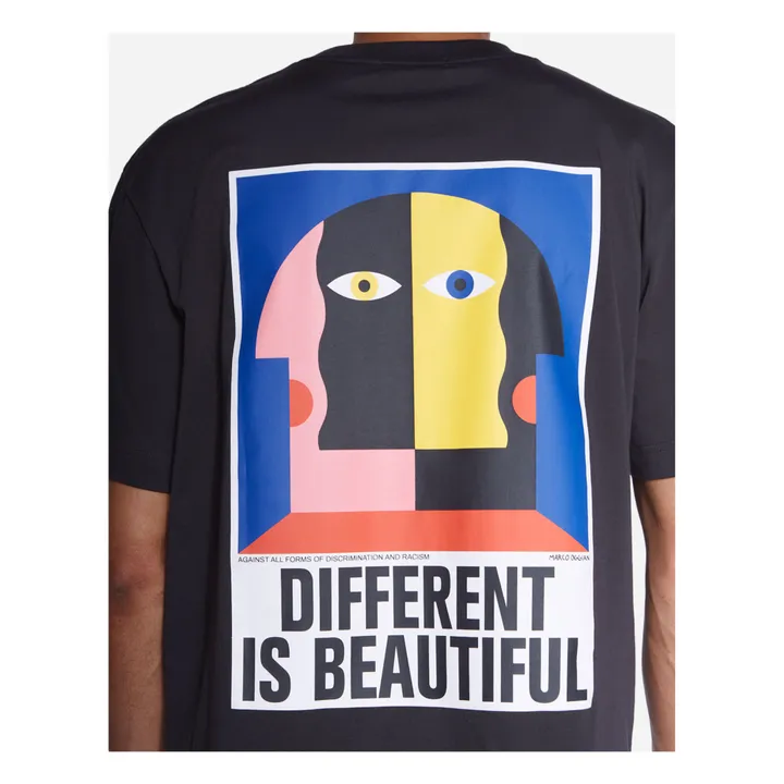 Olow T-shirt Different Coton Bio | Gris anthracite