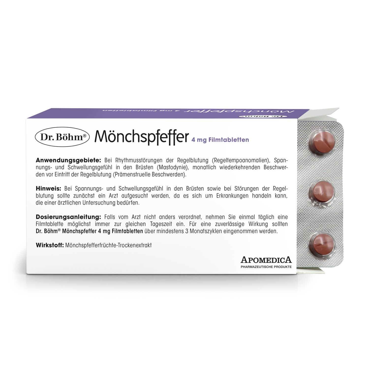 Dr. Böhm® Mönchspfeffer 4 mg Filmtabletten