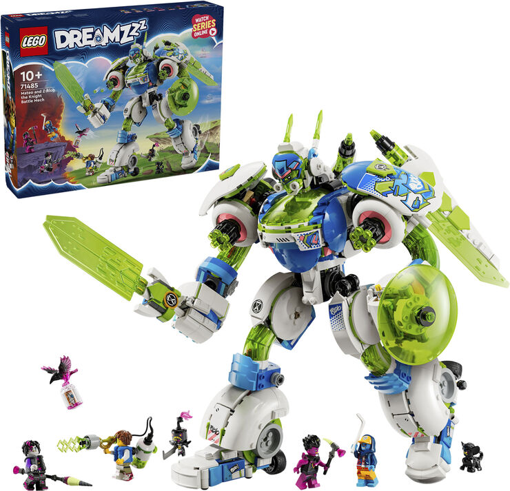 Lego Mateo og kamprobotten ridder-Z-Blob 71485