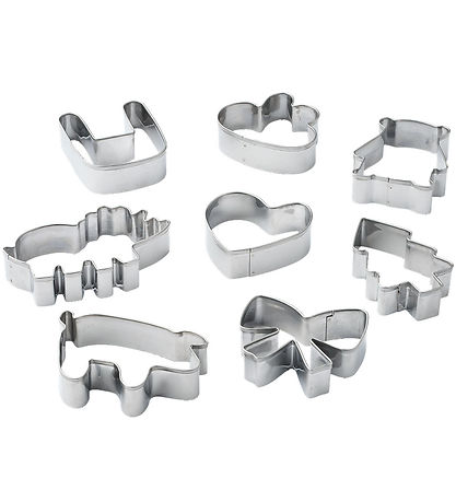 Liewood Sm?kage Formes?t - Trille - 8-pak - Stainless Steel