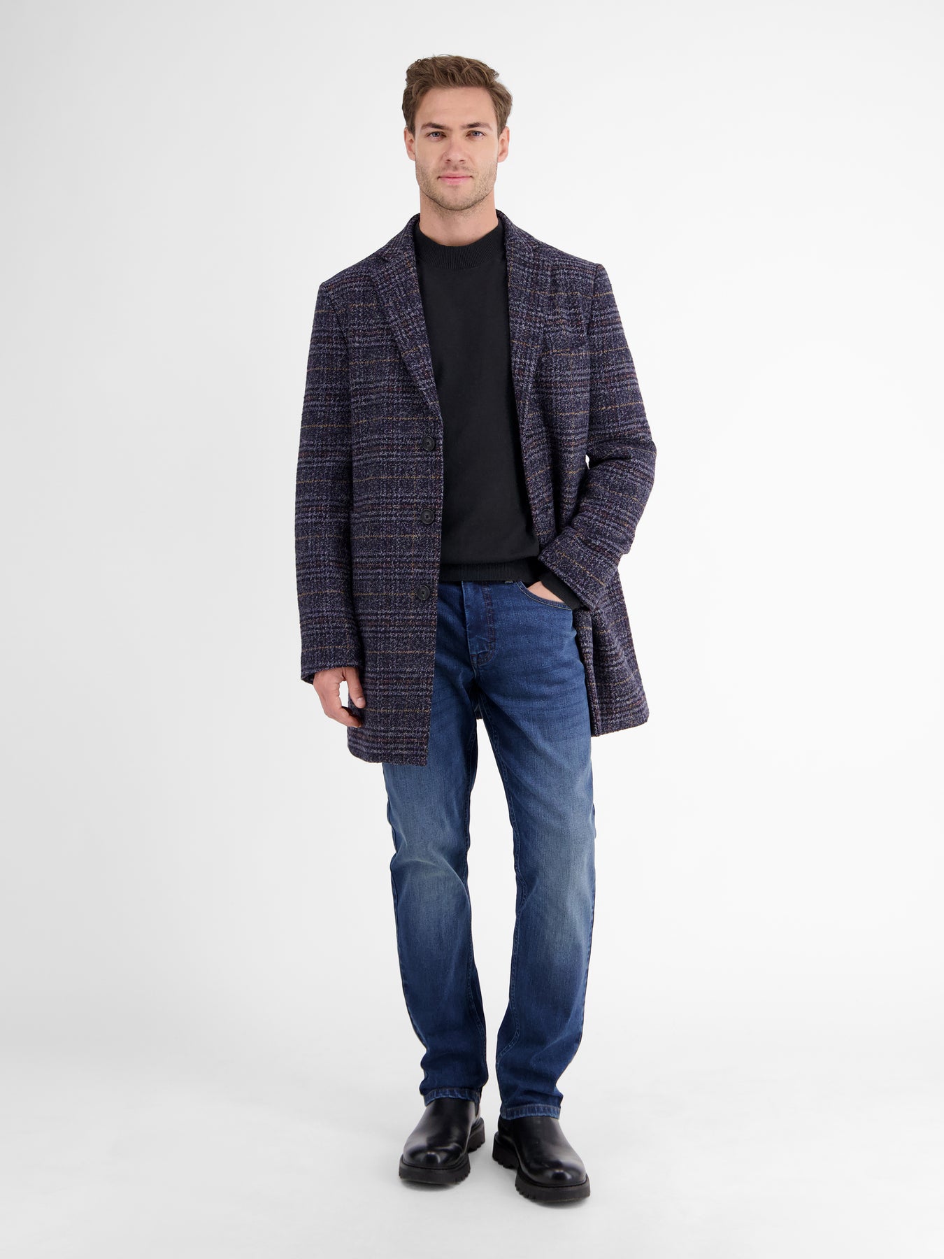 Herren-Pullover mit Turtle-Neck