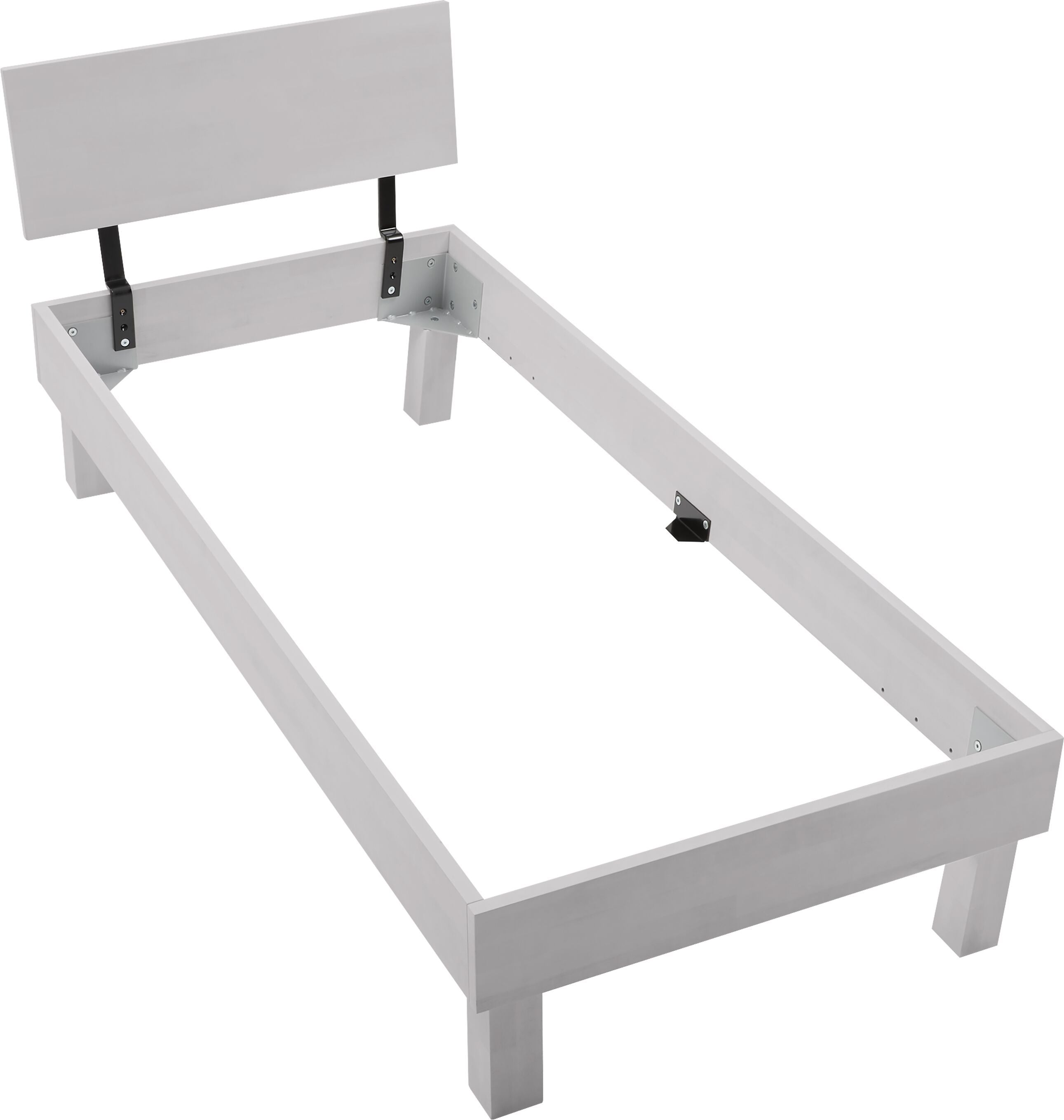 CARA Bett - Buche weiss / B: 90.0 cm x T: 200.0 cm