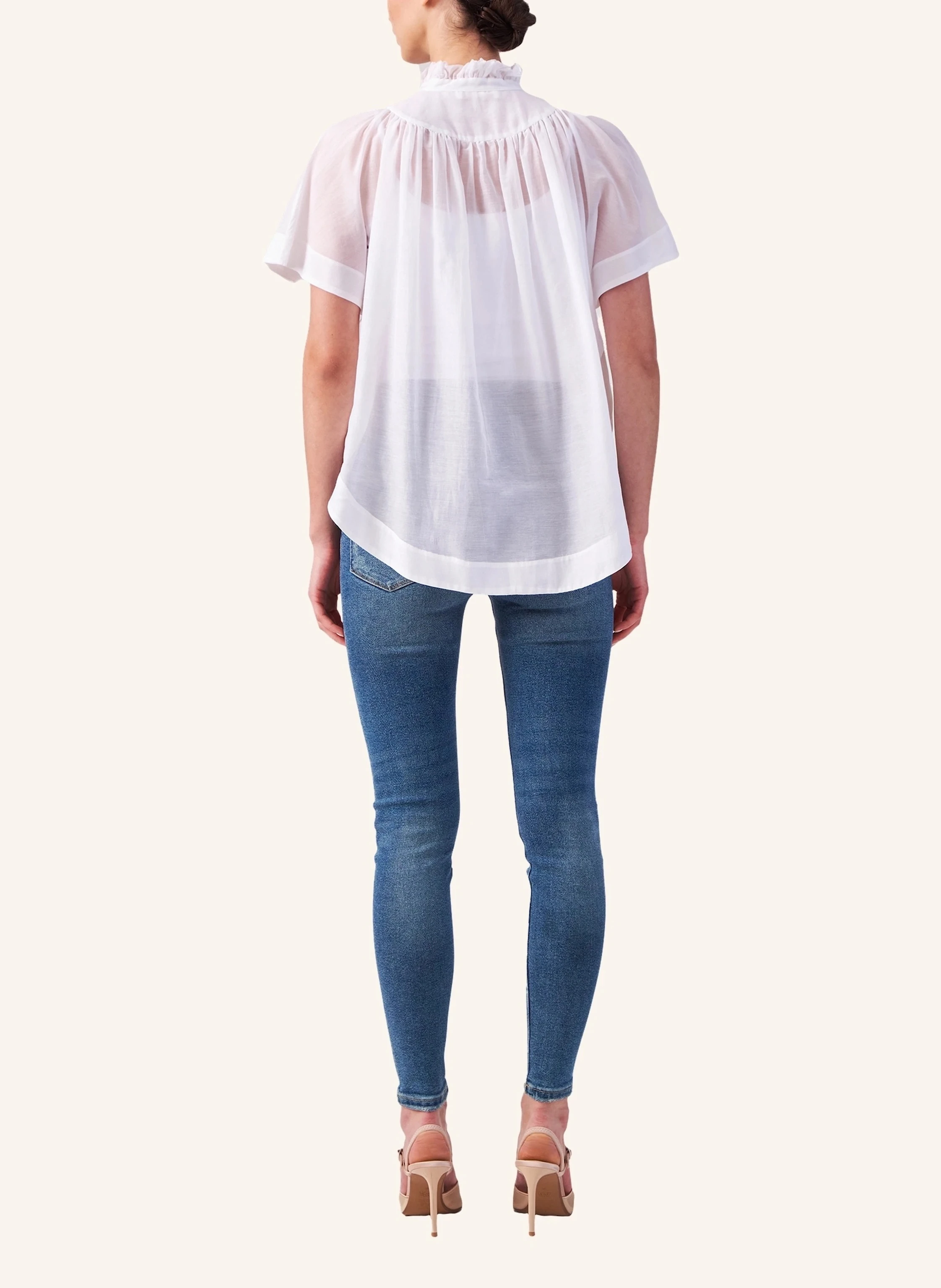 Helene Galwas Bluse aus Baumwoll-Seiden Mischung IDIS