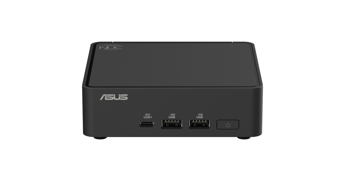 ASUSNUC 15 Pro Slim Kit RNUC15CRKI300002 barebone  (Zwart | Core 3 100U | Intel Graphics)