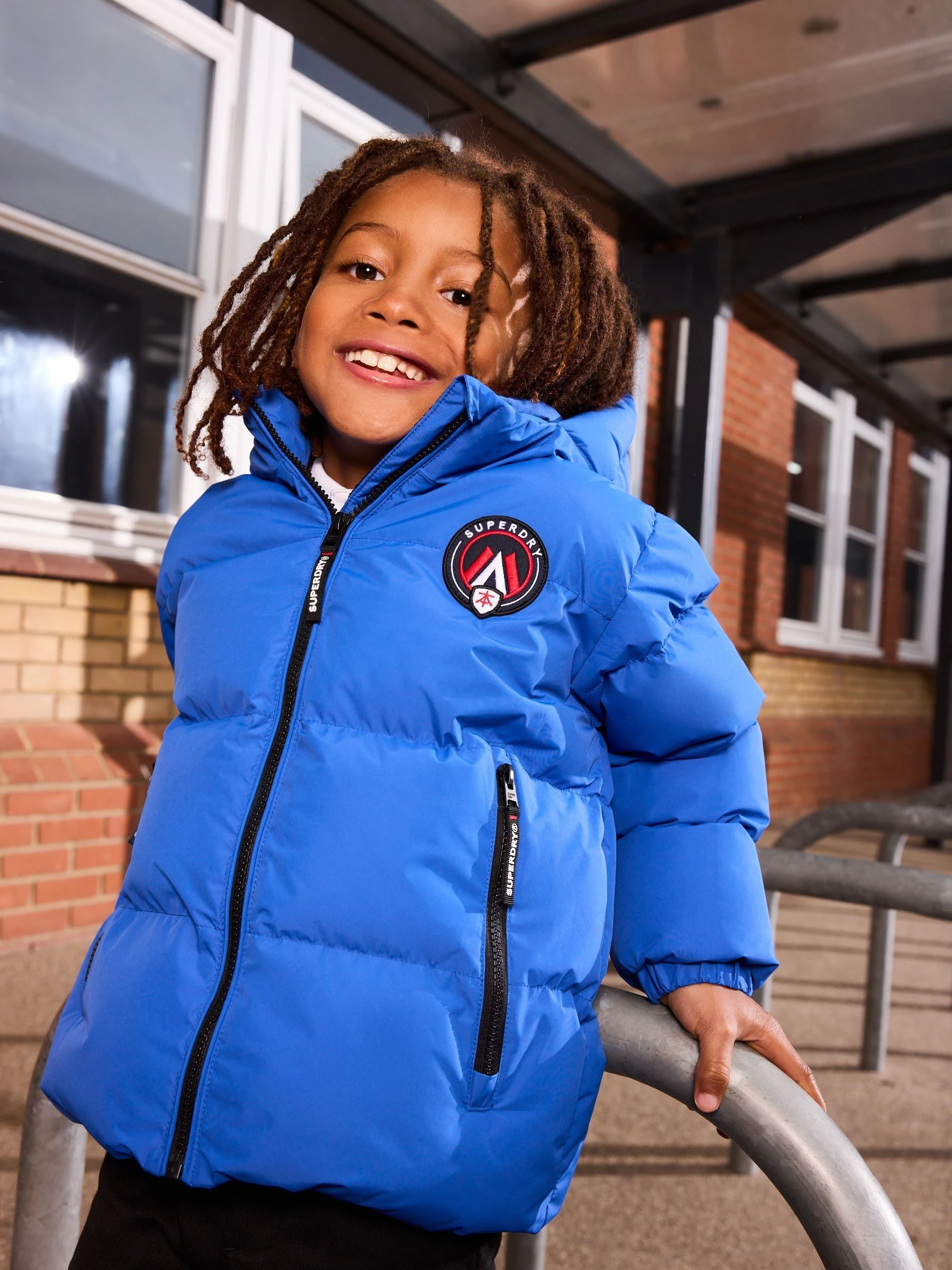 Blauw - Superdry Sports pufferjas