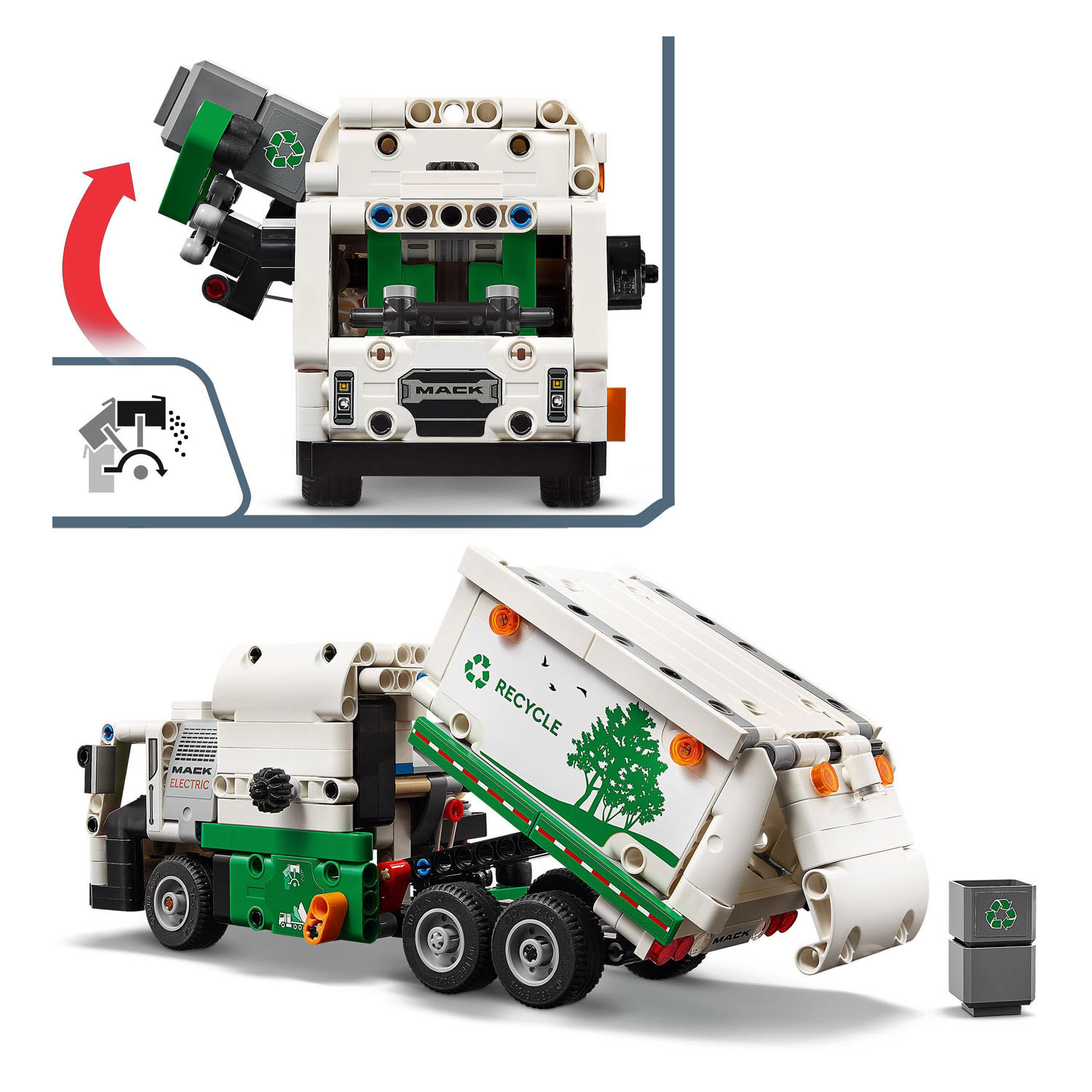 LEGO Technic 42167 Mack Lr Electric Vuilniswagen