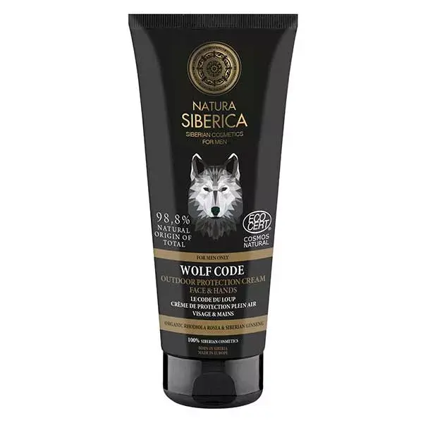 Natura Siberica - Crème Visage & Mains homme 2 en 1 Le Code du Loup 80ml