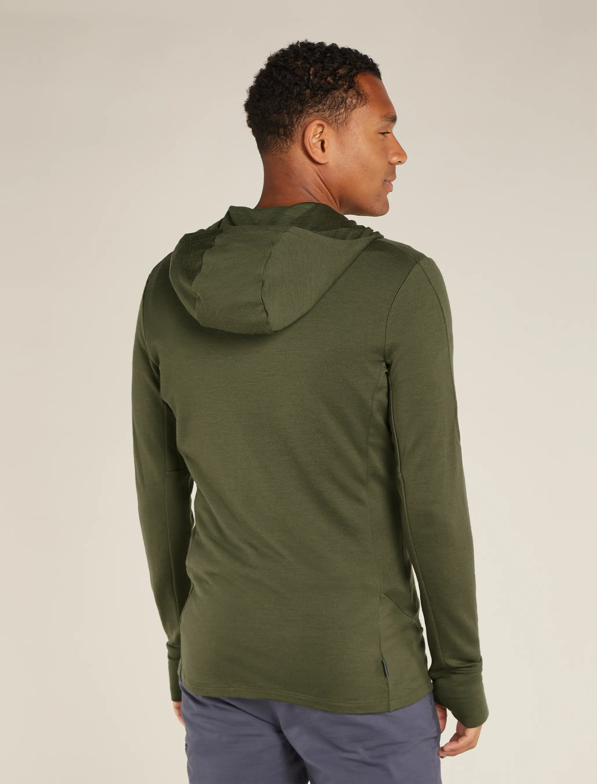 Icebreaker Men's Merino 260 Quantum Iv Longsleeve Zip Hoodie Black
