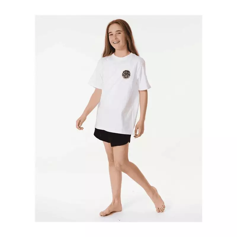 Teeshirt junior RIPCURL Wetsuit Icon Tee -Kids White