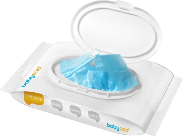 Babyono Tasker til brugte bleer BabyOno 1052, 100 stk.