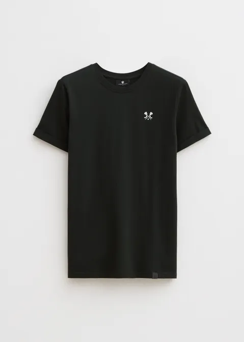 T-shirt met kruis logo groen (GRN.D)