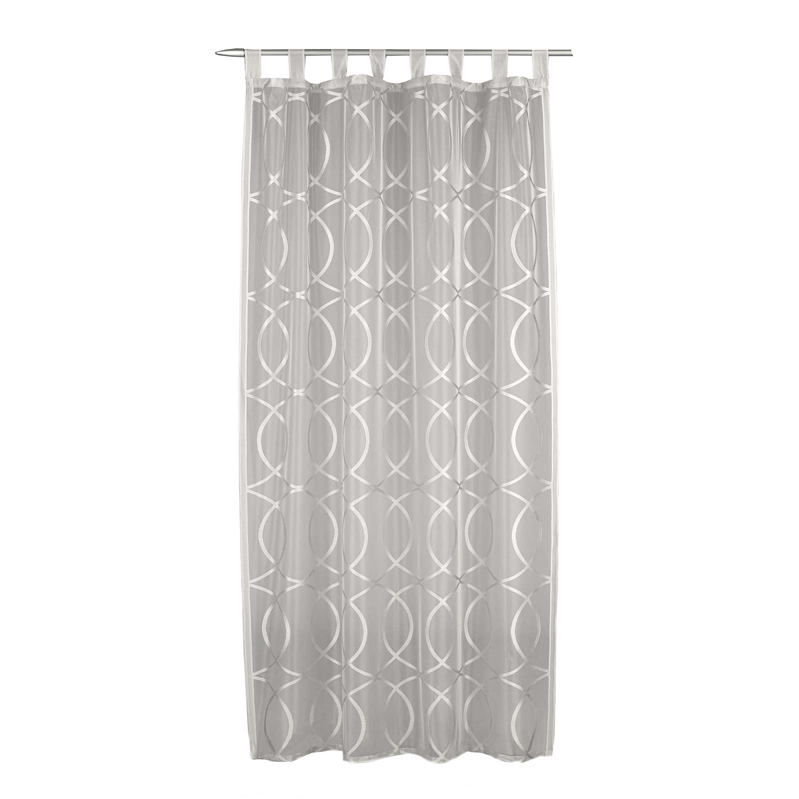 Schlaufenschal - silber - 140x245 cm