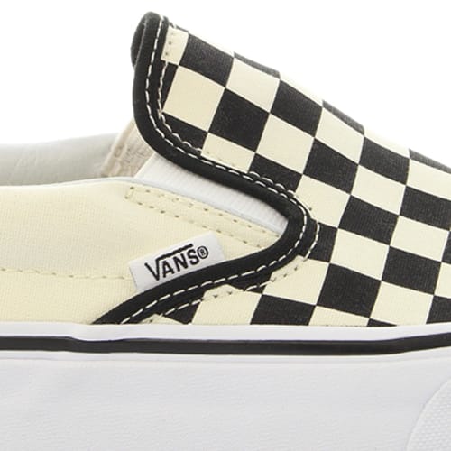 Baskets Classic Slip-On EYEBWW Black White Checker Board White